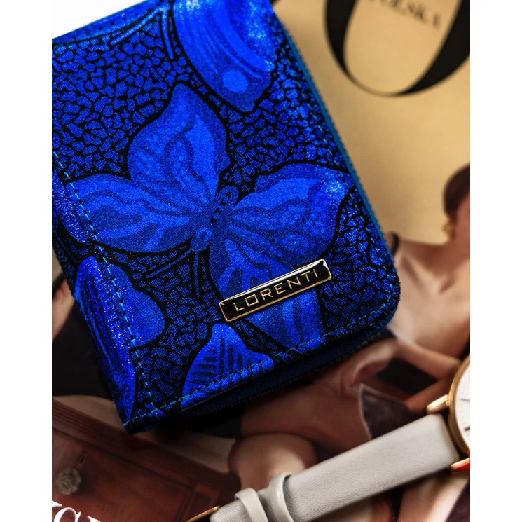 Kis méretű Valódi bőr női pénztárca- Lorenti