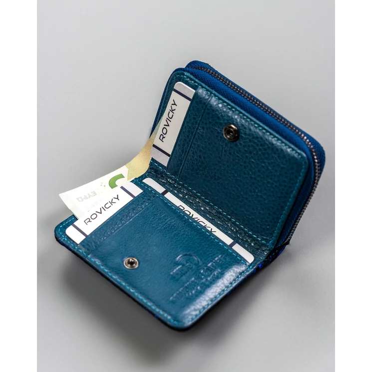 Kis méretű Valódi bőr női pénztárca- Lorenti