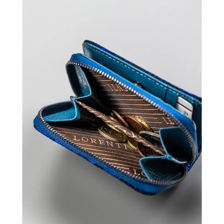 Kis méretű Valódi bőr női pénztárca- Lorenti