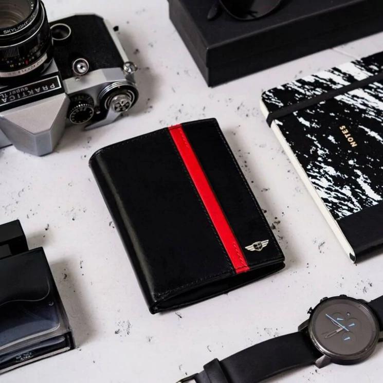 Peterson Valódi bőr Pénztárca RFID védelemmel