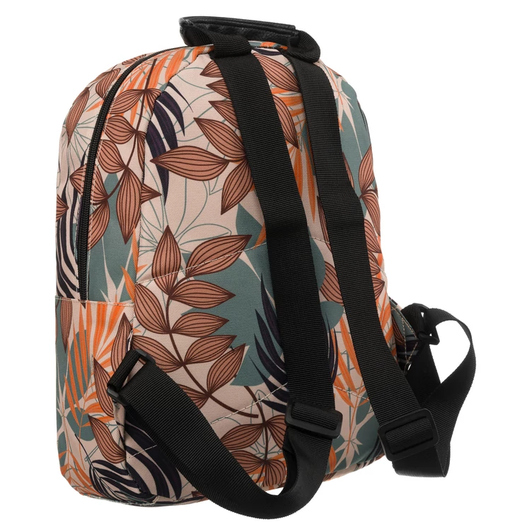 Tágas női városi hátizsák divatos mintában