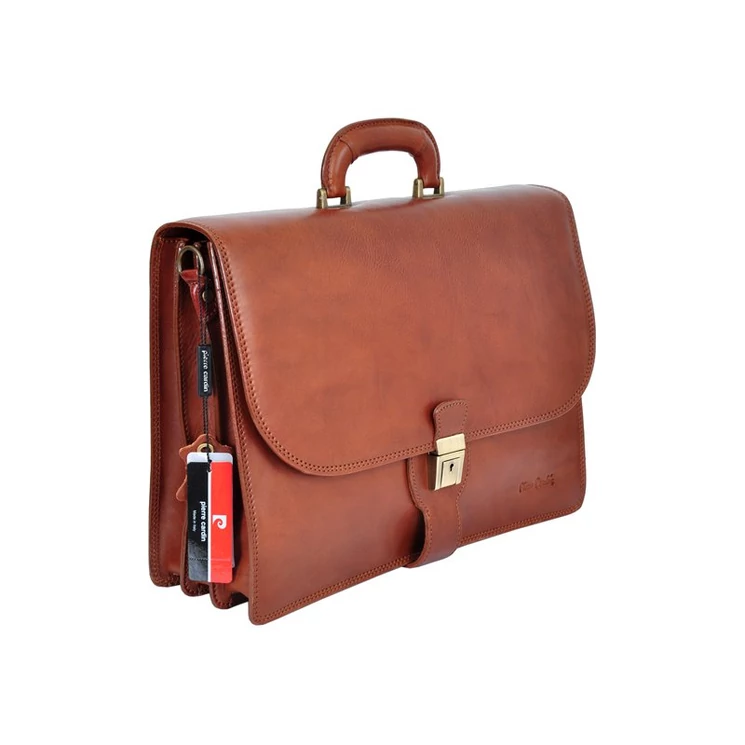 Pierre Cardin Valódi bőr Aktatáska