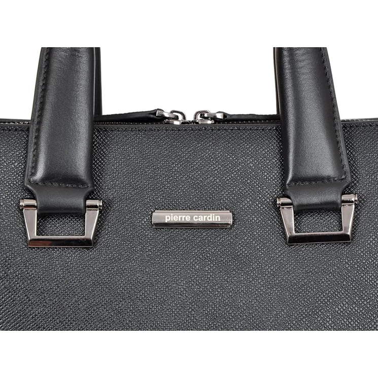 Pierre Cardin Valódi bőr Aktatáska