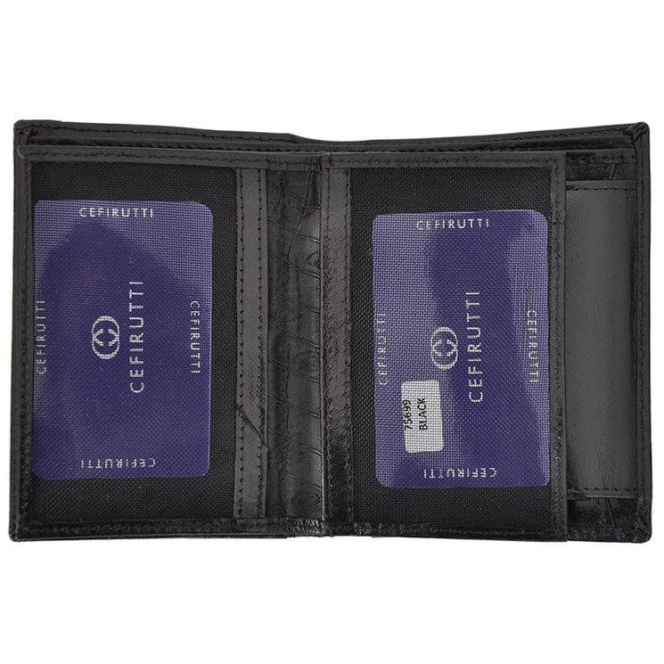 Cefirutti Valódi bőr Férfi Pénztárca sötétbarna színben