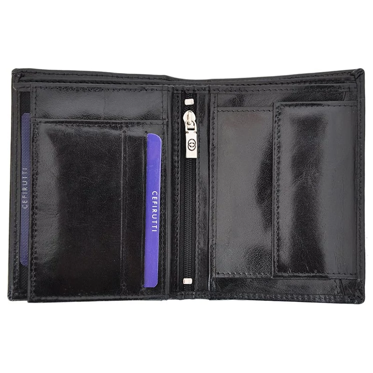 Cefirutti Valódi bőr Férfi Pénztárca sötétbarna színben