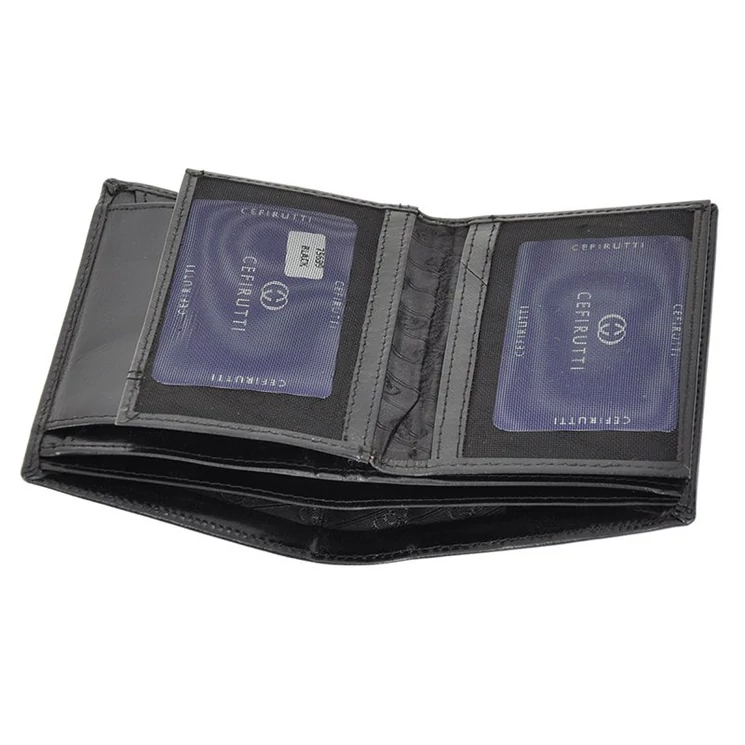 Cefirutti Valódi bőr Férfi Pénztárca sötétbarna színben