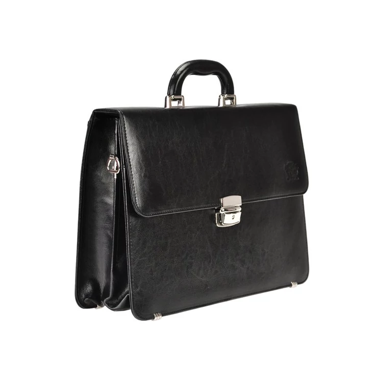 Stefania Elegáns sokrekszes Valódi bőr Aktatáska