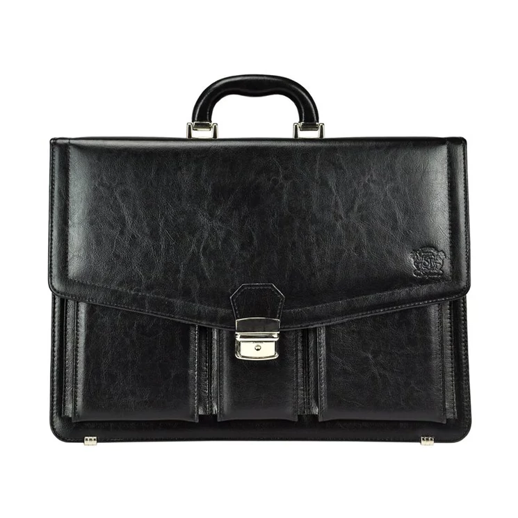 Stefania Sokrekeszes Valódi bőr Aktatáska