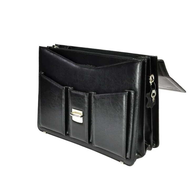 Stefania Sokrekeszes Valódi bőr Aktatáska