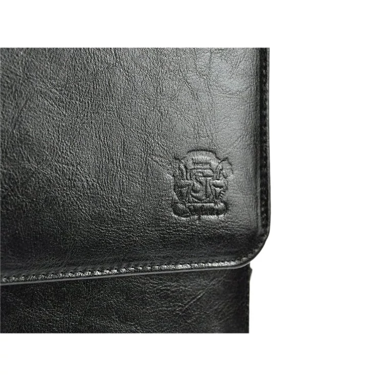 Stefania Valódi bőr Aktatáska fekete színben