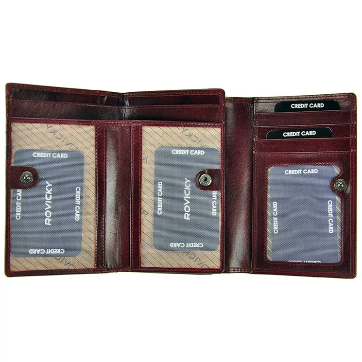 Rovicky Valódi bőr Pénztárca