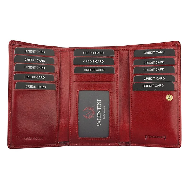 Valentini Valódi bőr Pénztárca