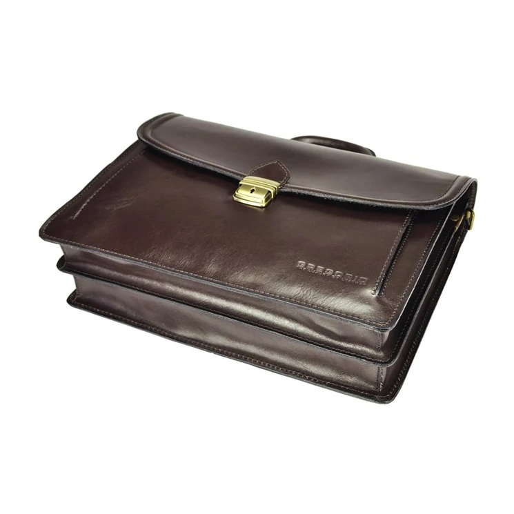 Gregorio Valódi bőr Aktatáska