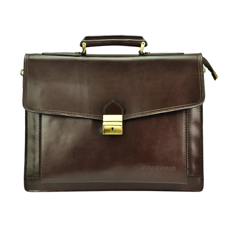 Gregorio Valódi bőr Aktatáska