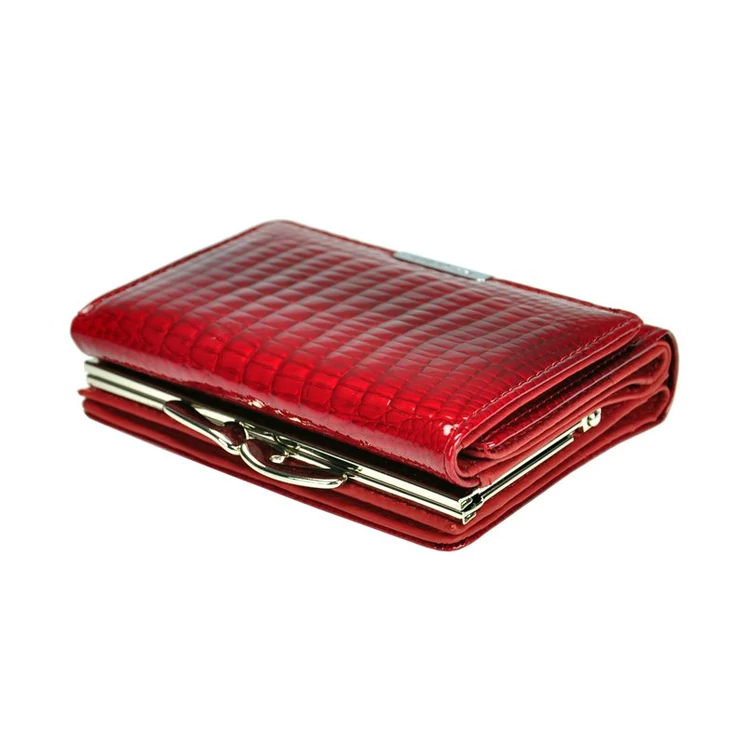 Jennifer Jones kisméretű női pénztárca piros színben