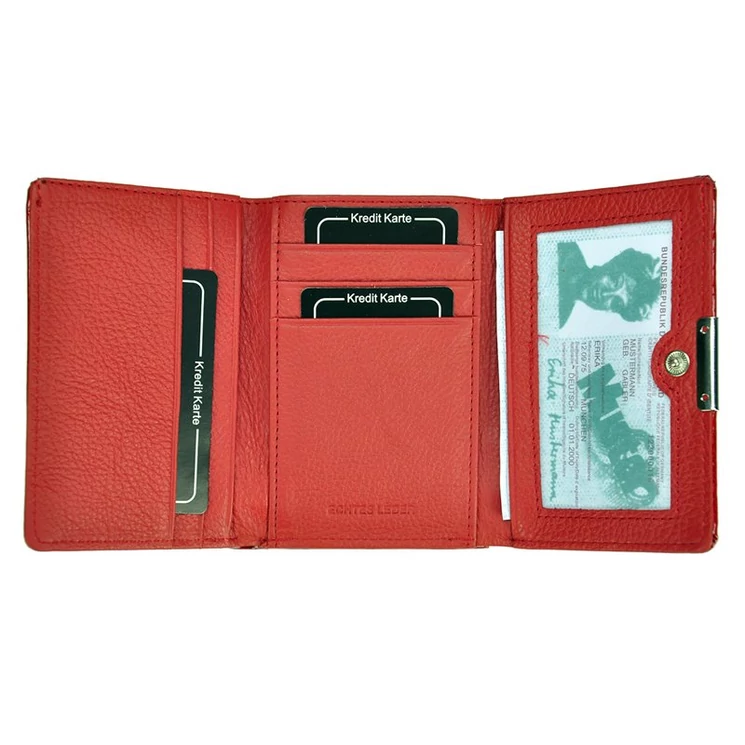 Jennifer Jones kisméretű női pénztárca piros színben