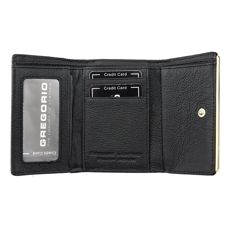 Gregorio Valódi lakkbőr Női Pénztárca piros színben