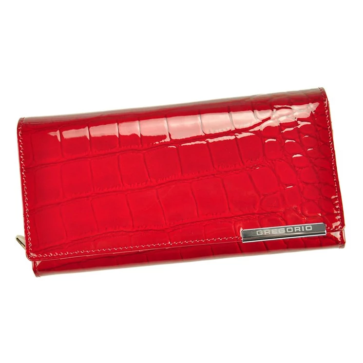 Piros  Valódi bőr Pénztárca