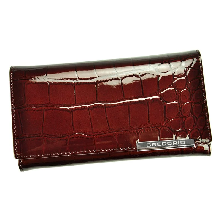 Piros Valódi bőr Pénztárca