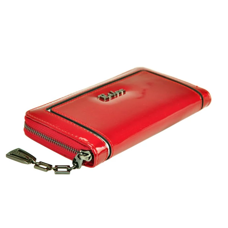 Eslee sötétbarna Műbőr + Valódi bőr Pénztárca