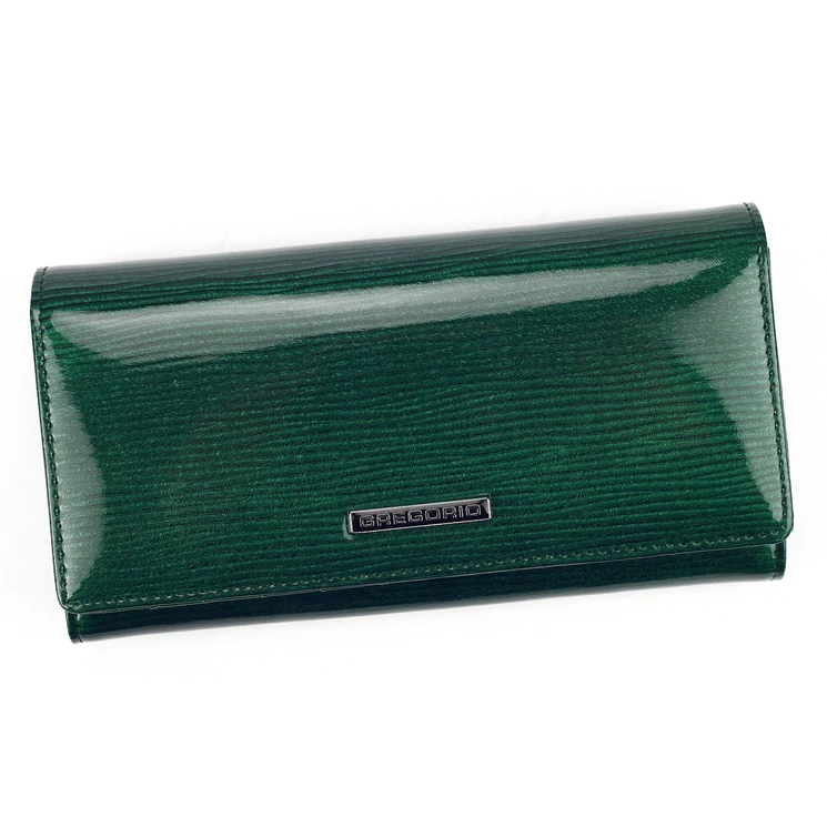 Piros lakk Valódi bőr Pénztárca Piros színben