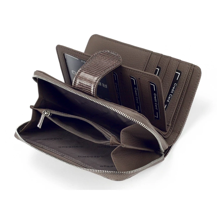 Lakk Valódi bőr Pénztárca