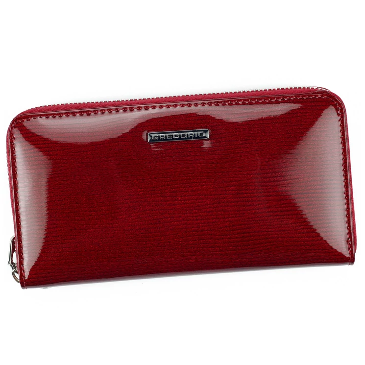 Piros Valódi bőr Pénztárca