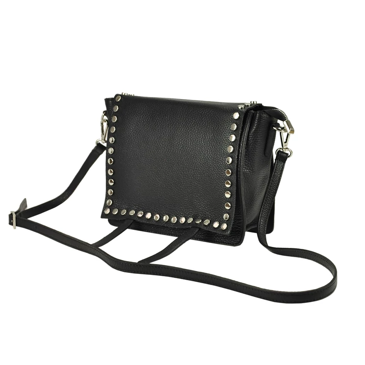 Patrizia Piu fekete Valódi bőr Valódi bőr női táska