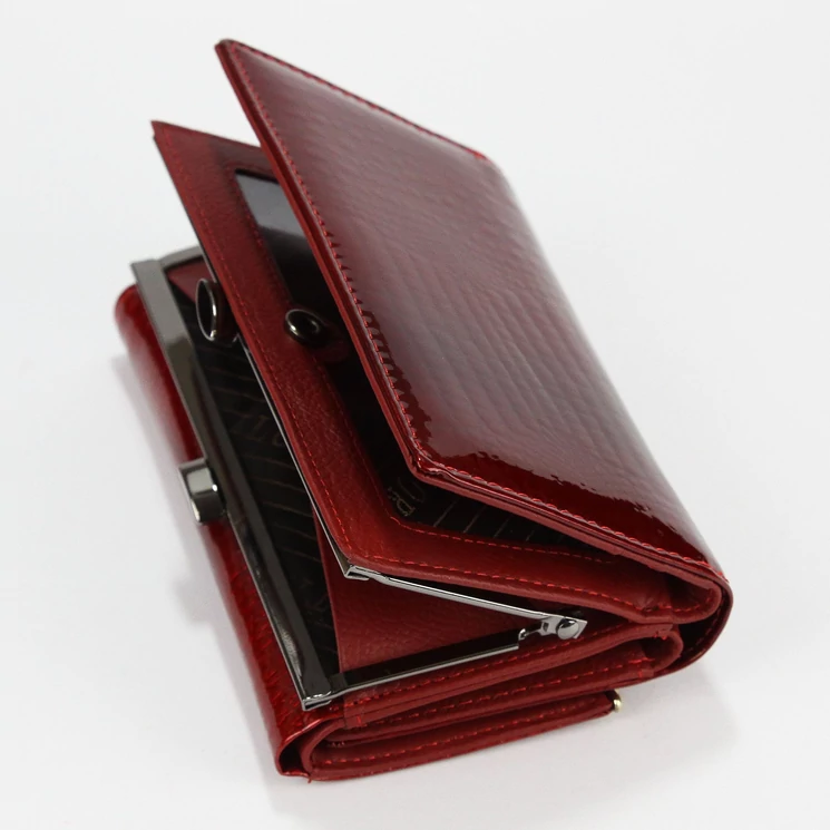 Lorenti piros Műbőr + Valódi bőr Pénztárca