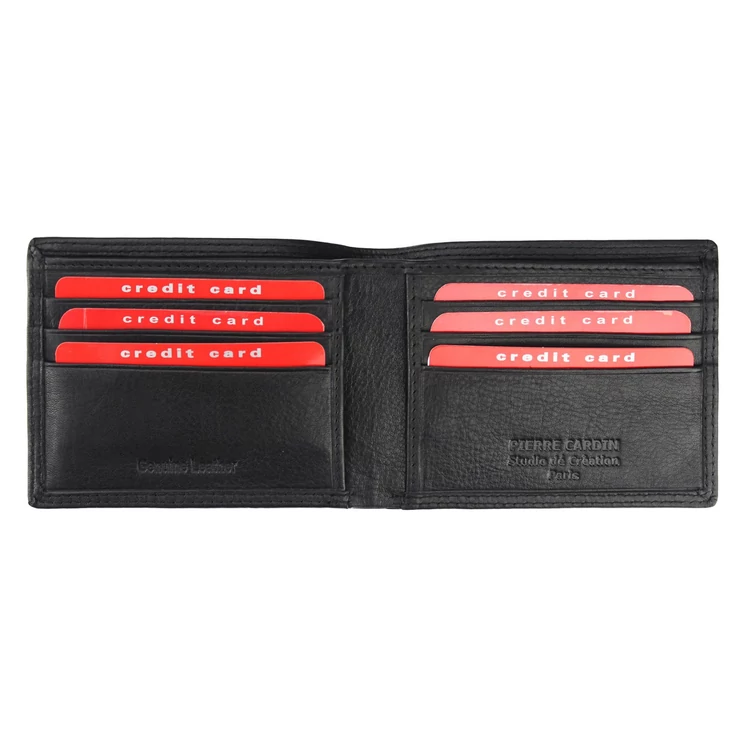 Pierre Cardin fekete Pénztárca
