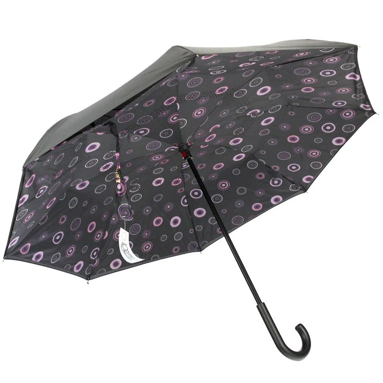 Lorenzo lila Műbőr + Valódi bőr Esernyő