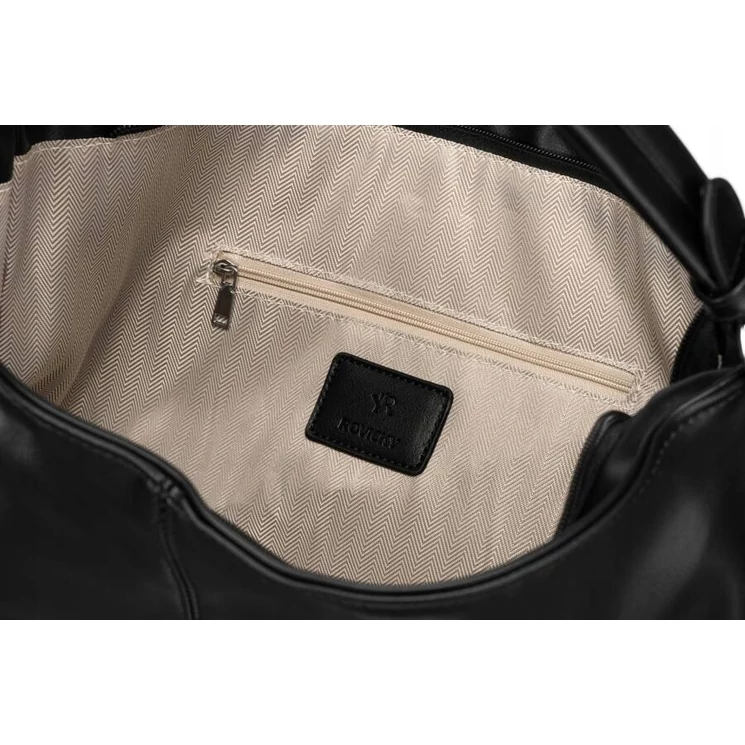 Rovicky Női Válltáska Fekete színben hosszúpánttal