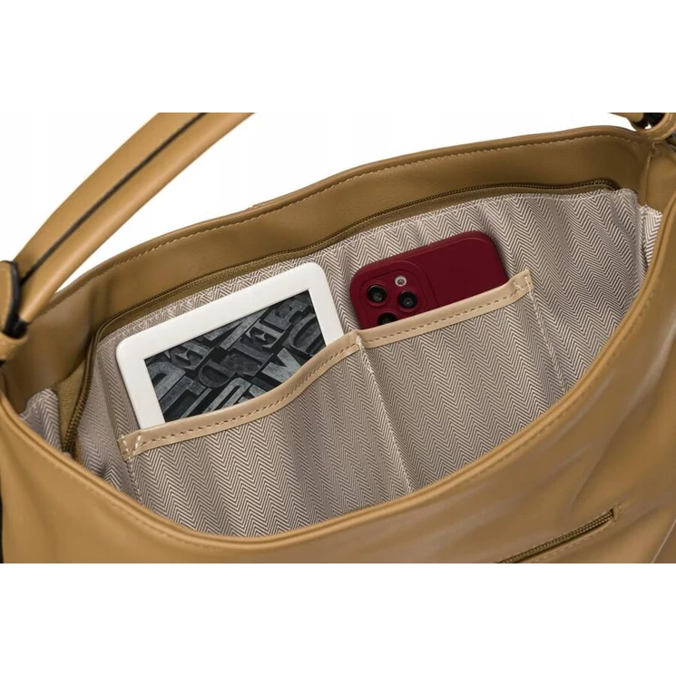 Rovicky Női Válltáska Bézs színben hosszúpánttal