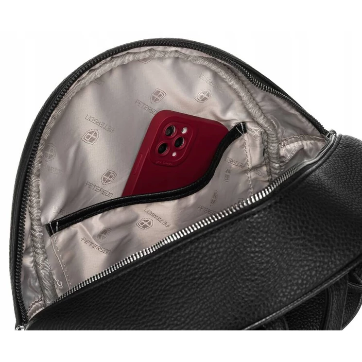 Peterson Városi Hátizsák feketes színben