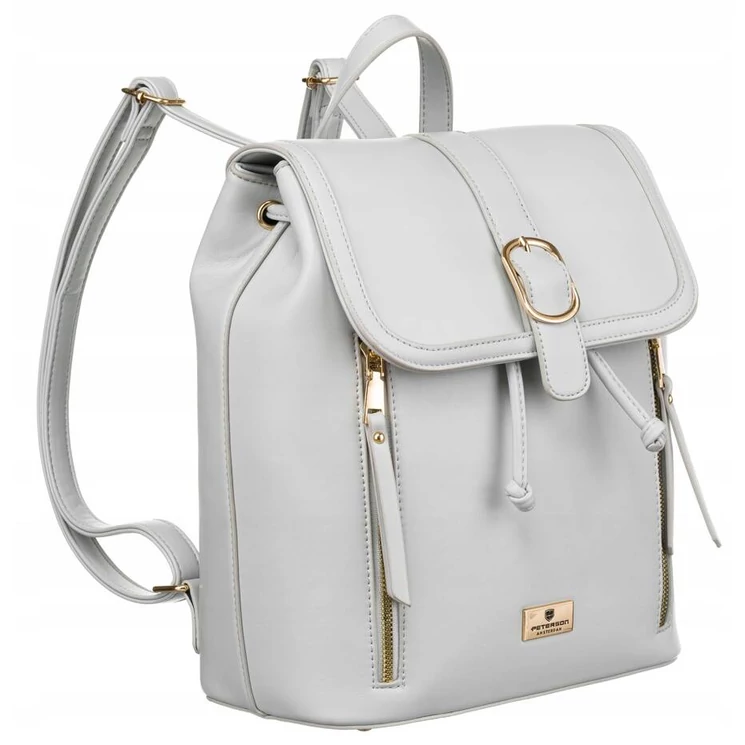 Stílusos női hátizsák Szürke színben