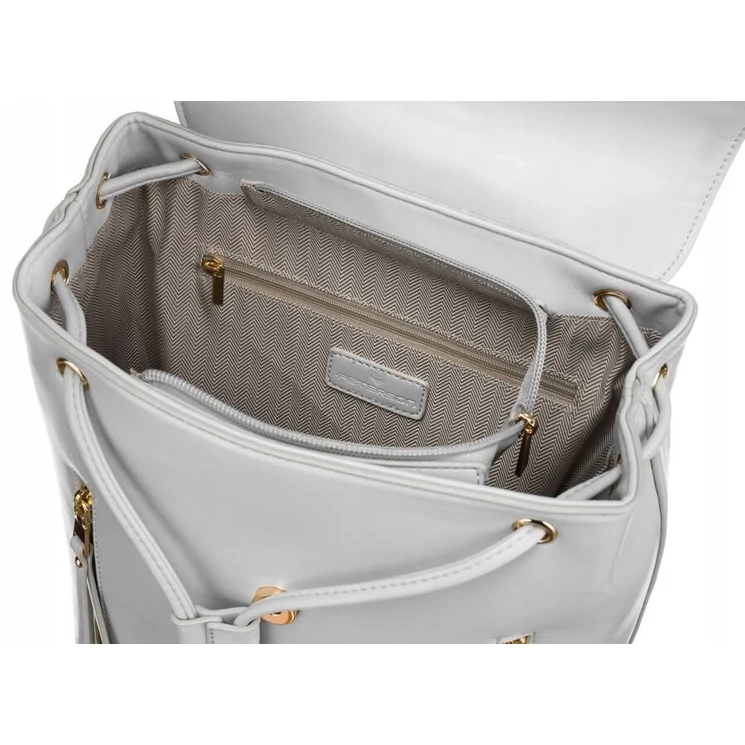 Stílusos női hátizsák Szürke színben