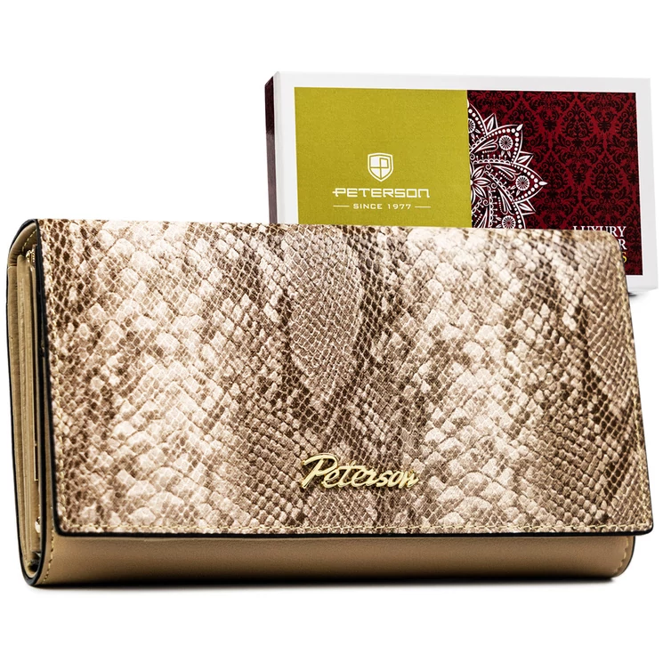 Stílusos Valódi bőr női pénztárca