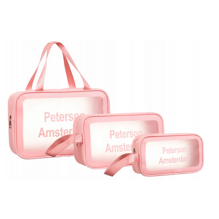 3 Darabos Vízálló kozmetikai táska