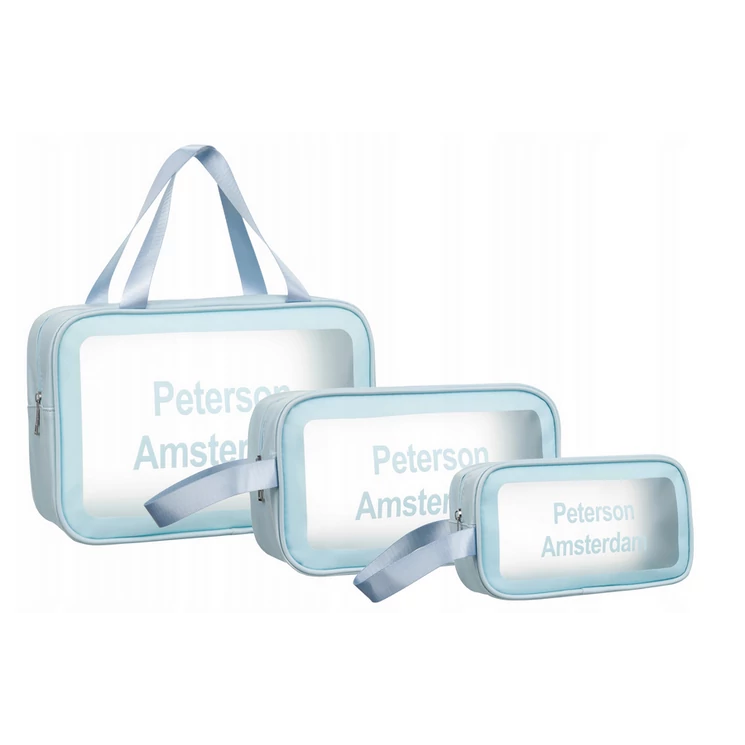 3 Darabos Vízálló kozmetikai táska