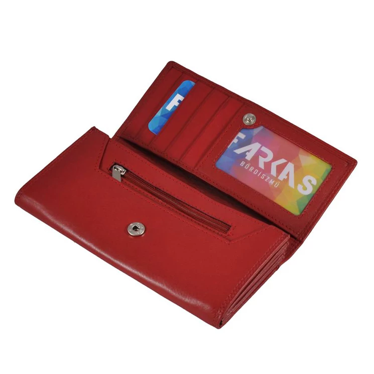 Bőr női pénztárca FK0131 Blue