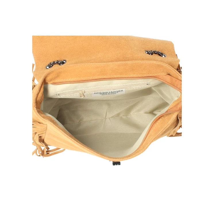 Valódi bőr női láncos táska mentazöld színben S7217 GreenMint