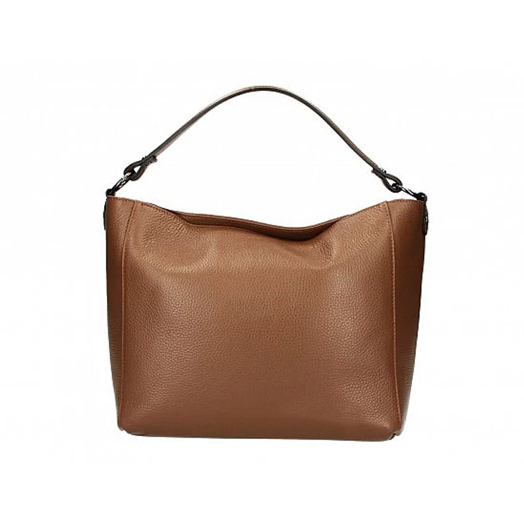 Valódi bőr női táska konyak színben S7188 Cognac
