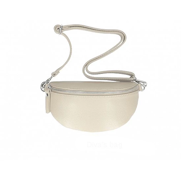 Valódi bőr női övtáska bézs színben TR213 Beige