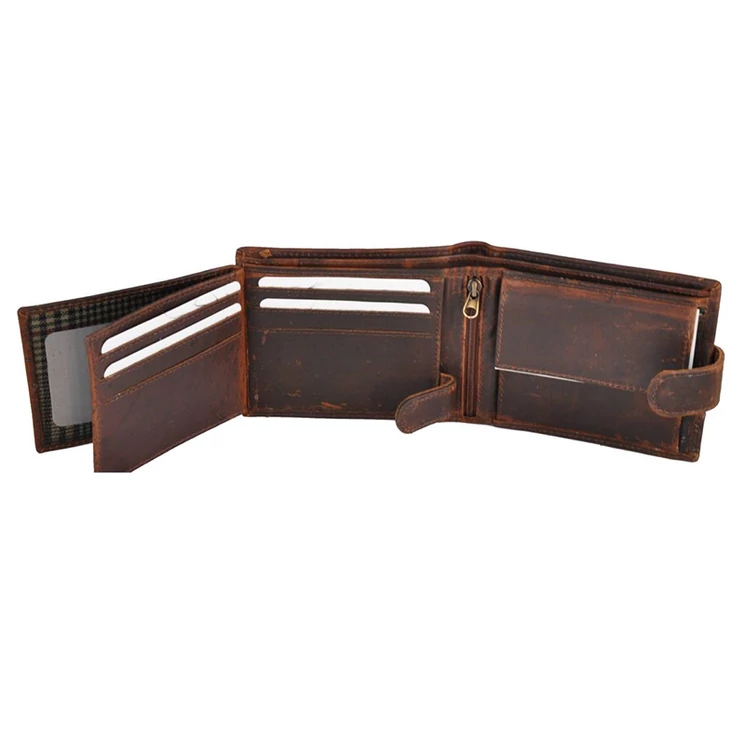 Férfi bőr pénztárca barna színben 10473 Brown