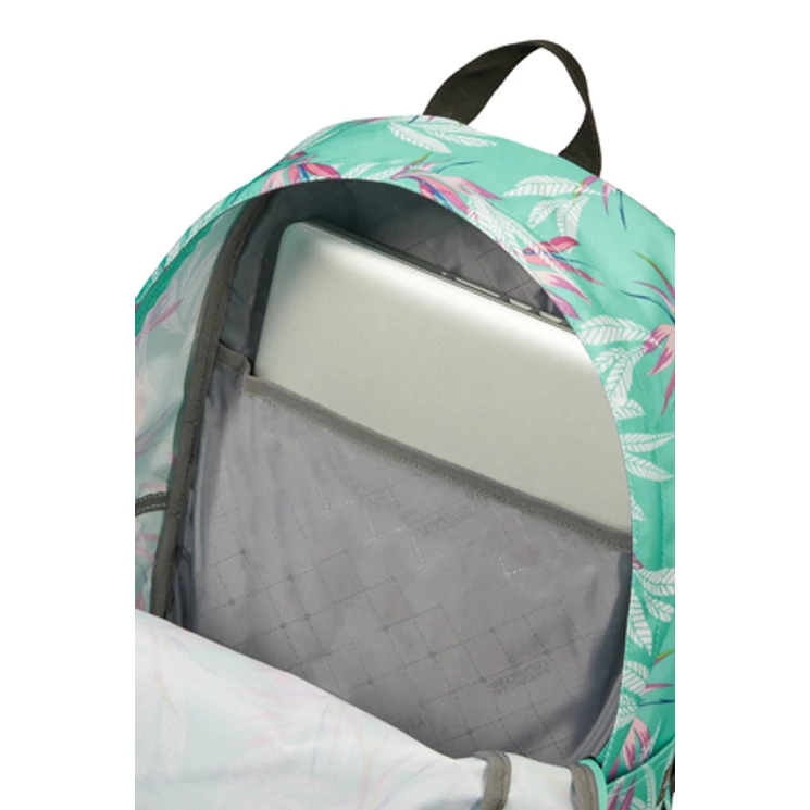 American Tourister URBAN GROOVE zöld alapon virágos Hátizsák 