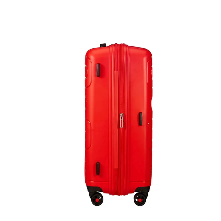 American Tourister Sunside Spinner bővíthető bőrönd 68 cm piros