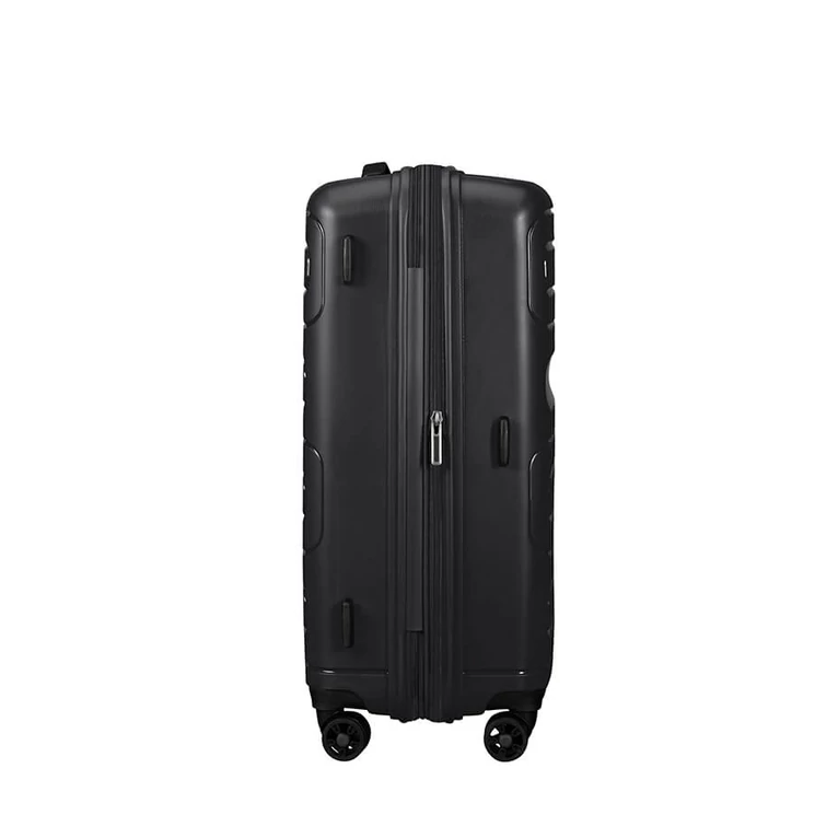 American Tourister Sunside Spinner bővíthető bőrönd 68 cm fekete