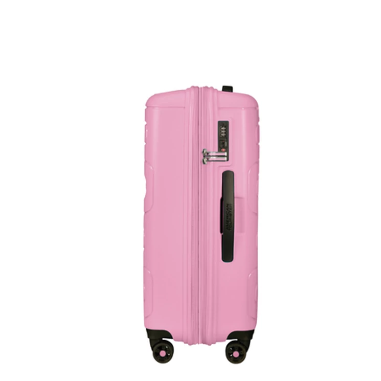 American Tourister Sunside Spinner bővíthető bőrönd 68 cm rózsaszín