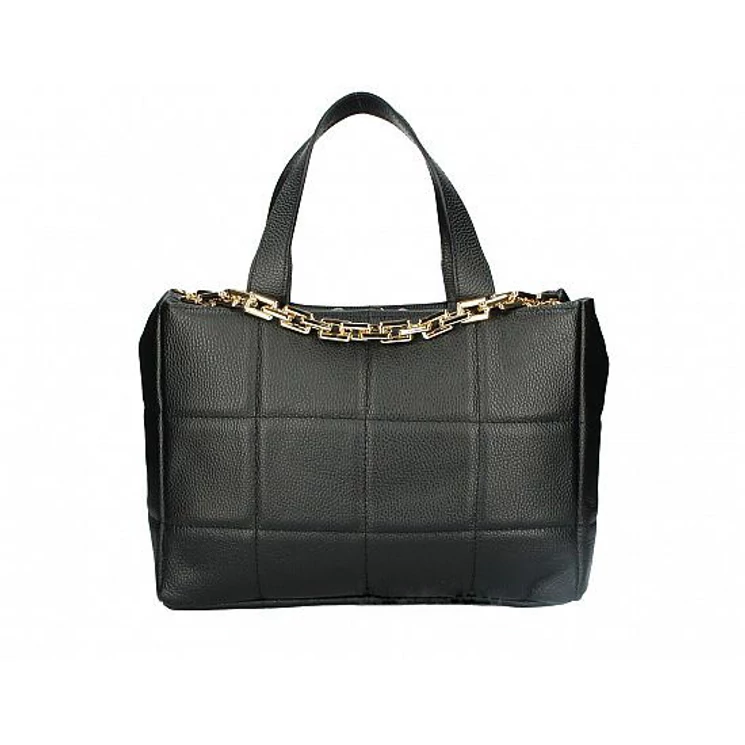 Valódi bőr női Táska Fekete