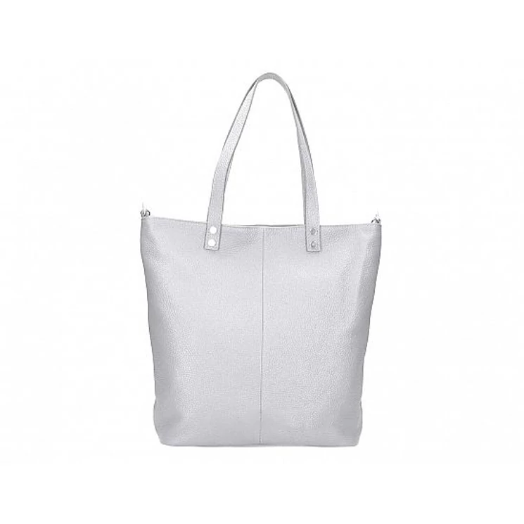 Valódi bőr női táska világosszürke színben S7190 PearlGrey